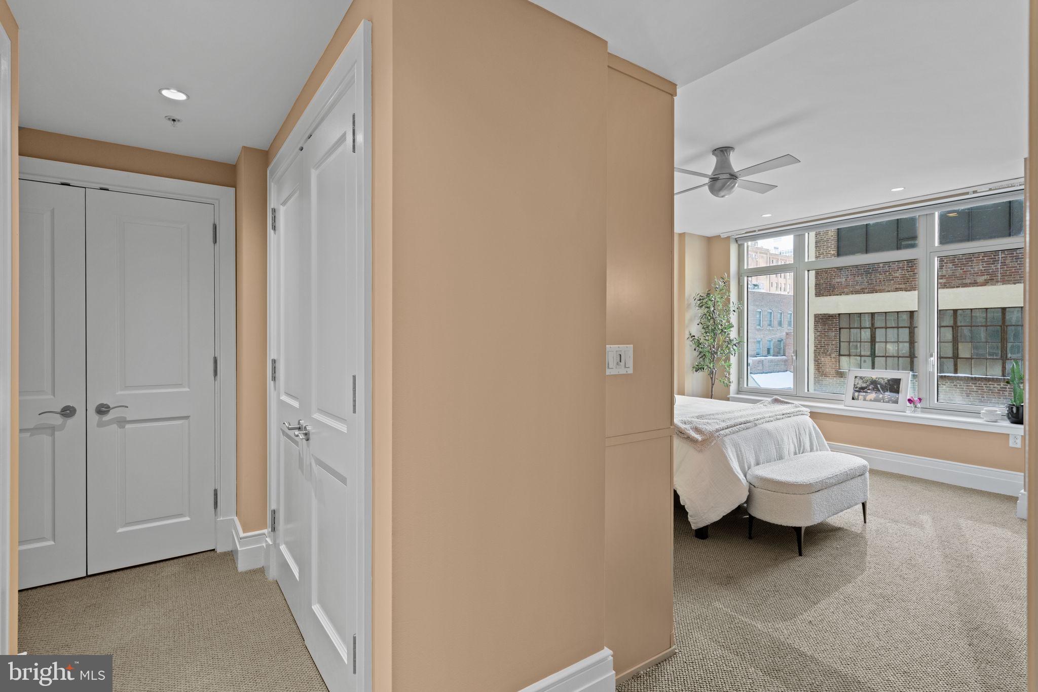 130 South 18th Street, Unit 503 Philadelphia, PA 19103 - Photo 20 of 43 a view of living room with furniture and front door