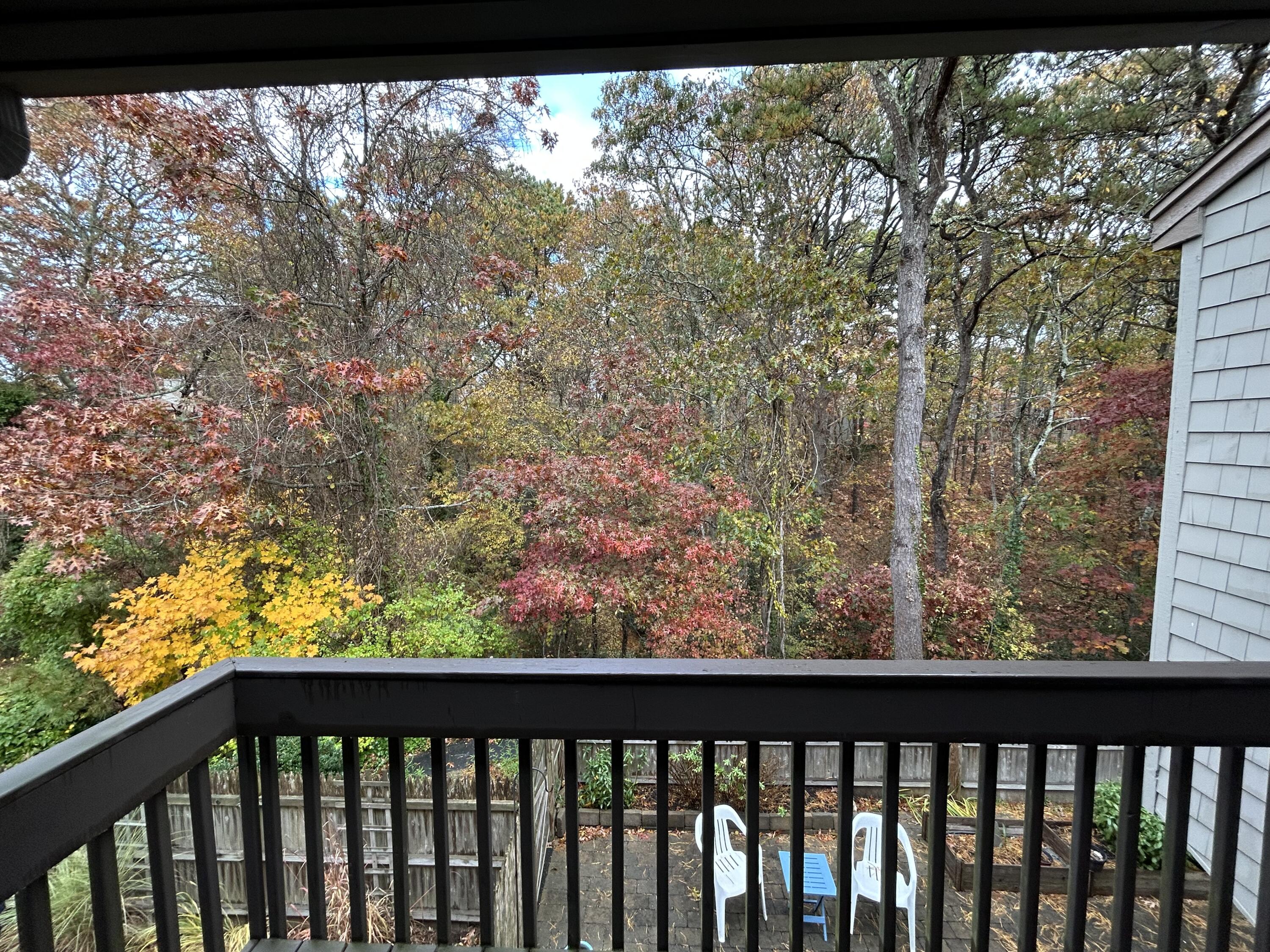 59 Main Street, Unit 192 Dennis, MA 02638 - Photo 19 of 44 a view of a garden from a balcony