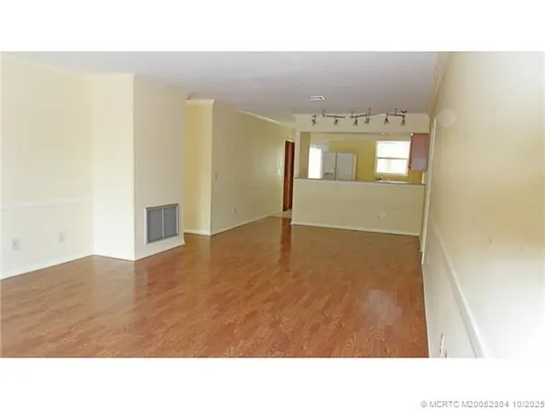 a open hall with wooden floor