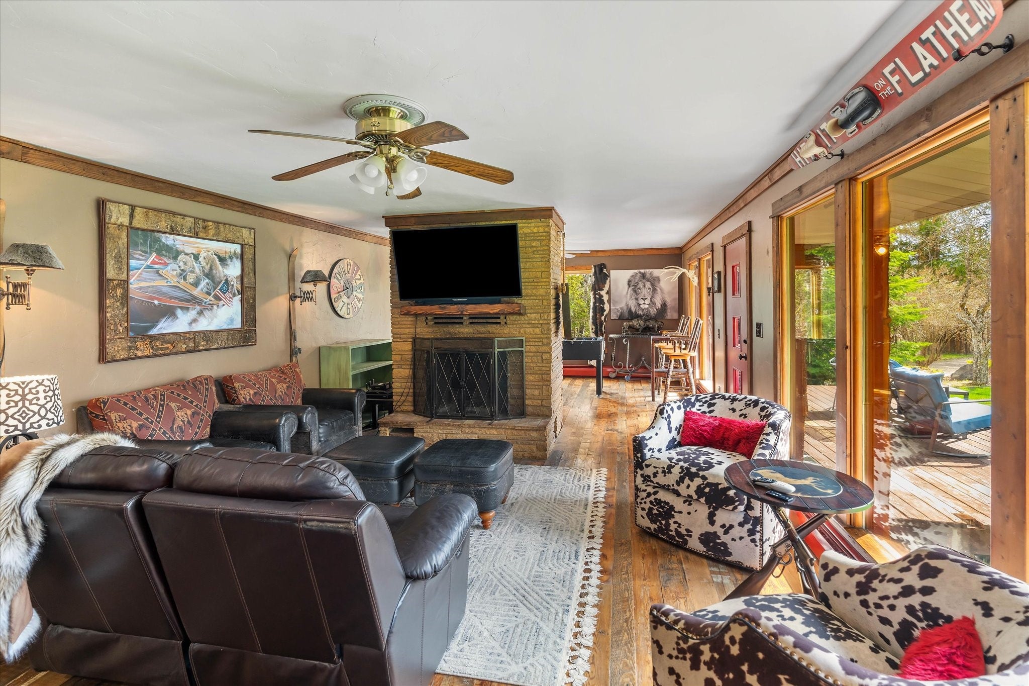 2130 Lion Mountain Loop Road Whitefish, MT 59937 - Photo 16 of 95 Living/Fireplace