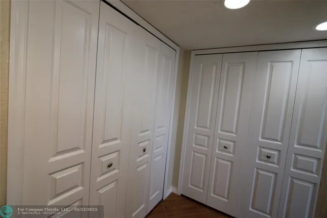 a view of closet area