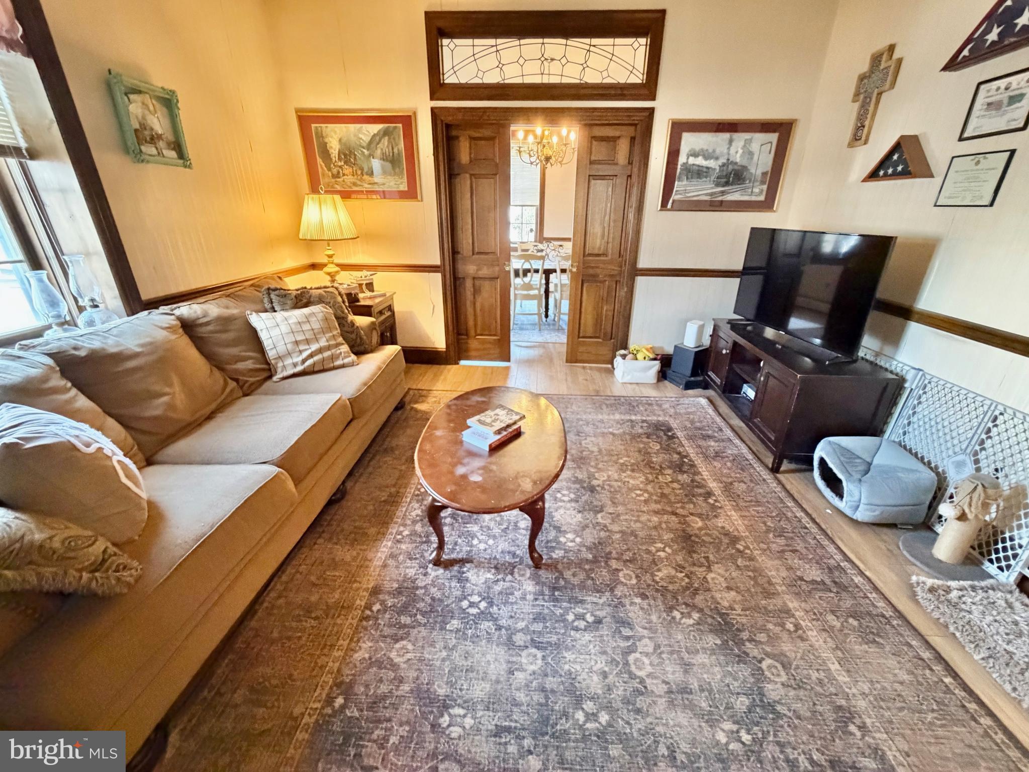 126 4th Avenue Roebling, NJ 08554 - Photo 3 of 43 a living room with furniture and a large window