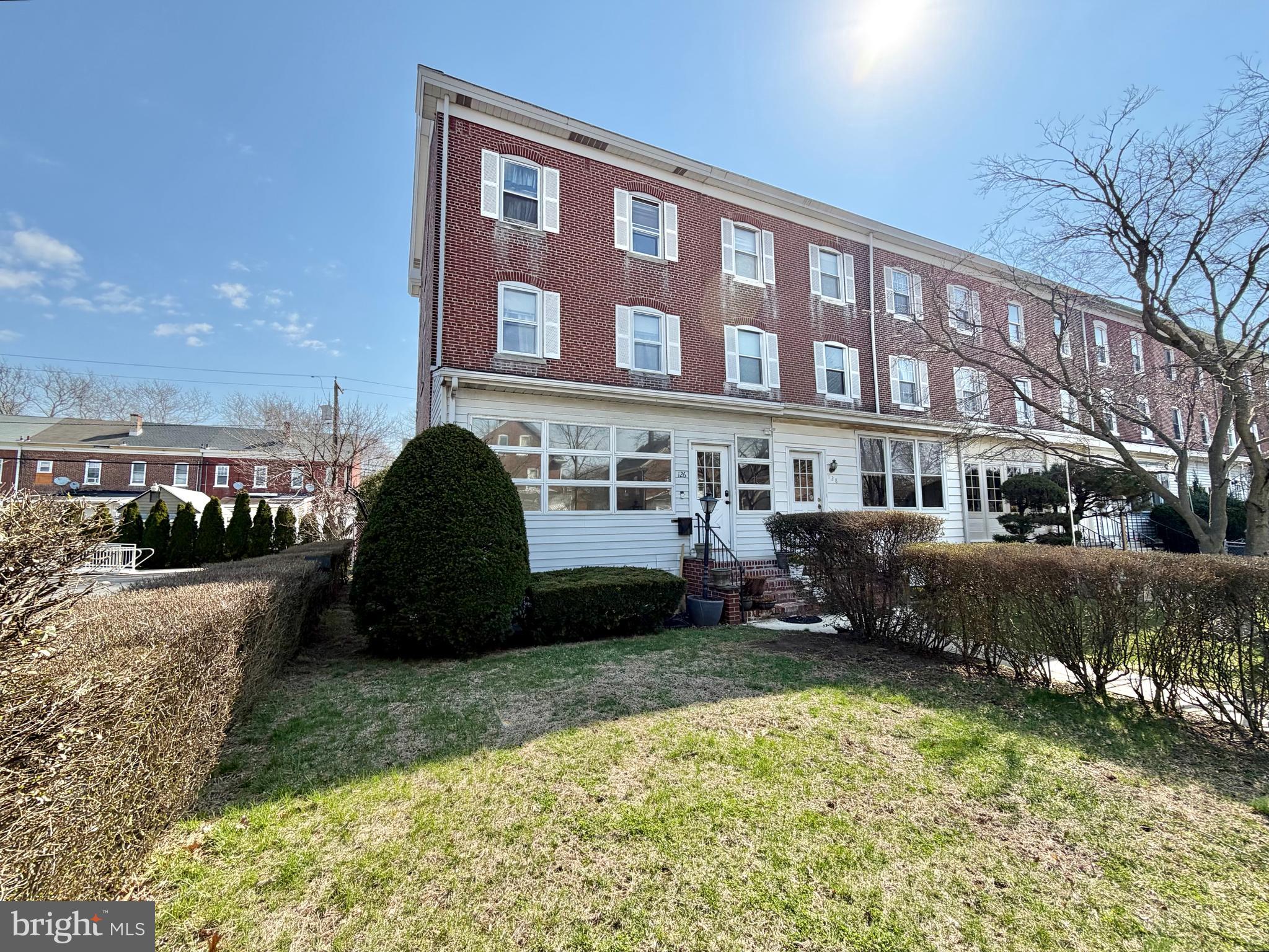 126 4th Avenue Roebling, NJ 08554 - Photo 42 of 43 a front view of a house with a yard