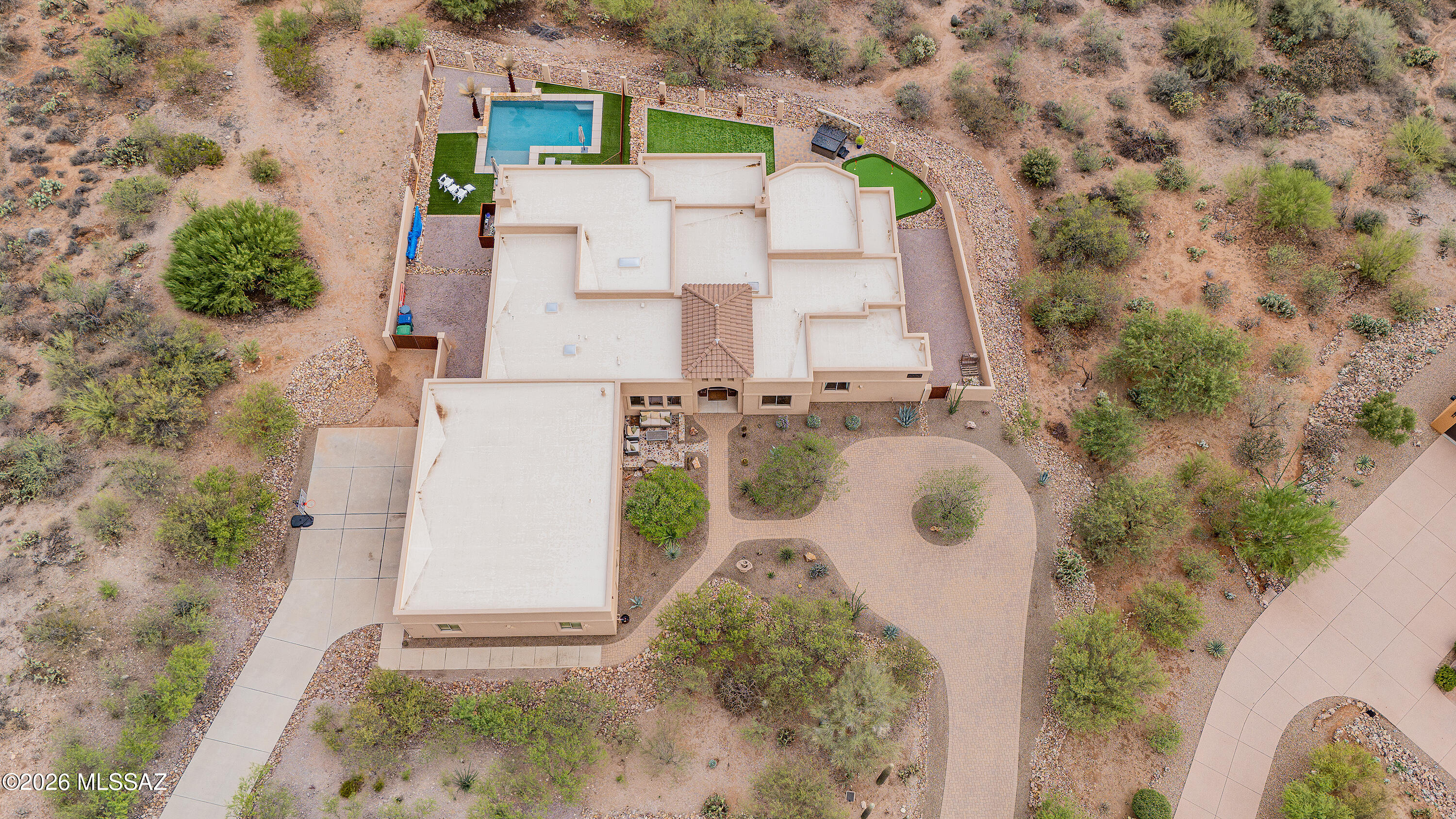8550 South Picacho View Loop Vail, AZ 85641 - Photo 37 of 51 Aerial View - Top of Home