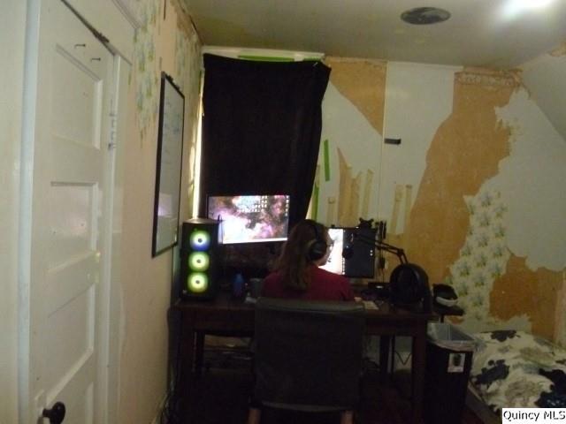 233 North 1st Street Carthage, IL 62321 - Photo 22 of 30 a bathroom with a sink vanity and a mirror