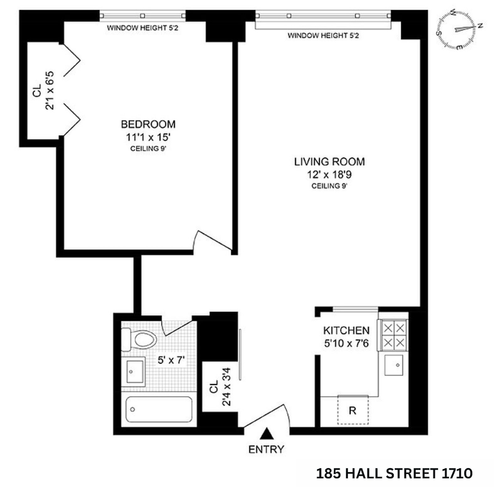 185 Hall Street, Unit 1710 Brooklyn, NY 11205 - Photo 9 of 9