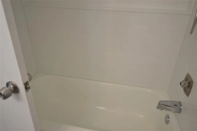 a close up of a bathtub