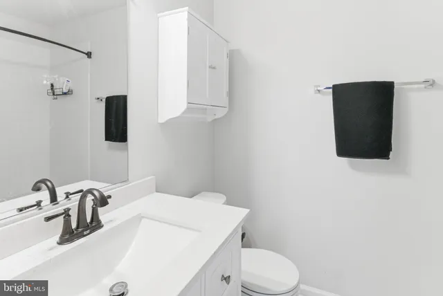 a view of a closet area