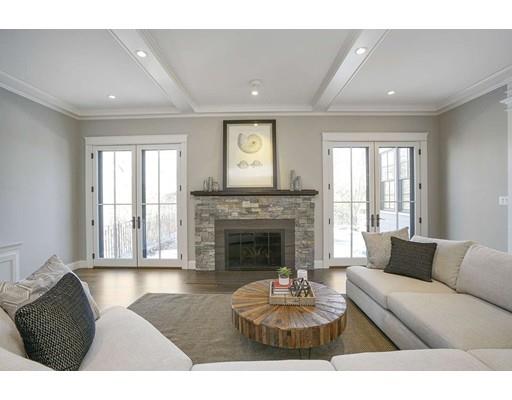 20 Gammons Road Newton, MA 02468 - Photo 16 of 28 a living room with furniture and a fireplace