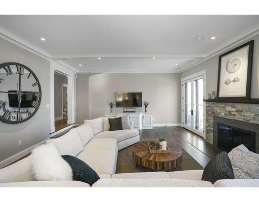 20 Gammons Road Newton, MA 02468 - Photo 18 of 28 a living room with furniture and a fireplace
