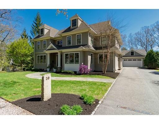 20 Gammons Road Newton, MA 02468 - Photo 2 of 28 a front view of a house with a yard