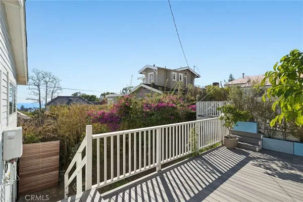 a view of a city from a balcony