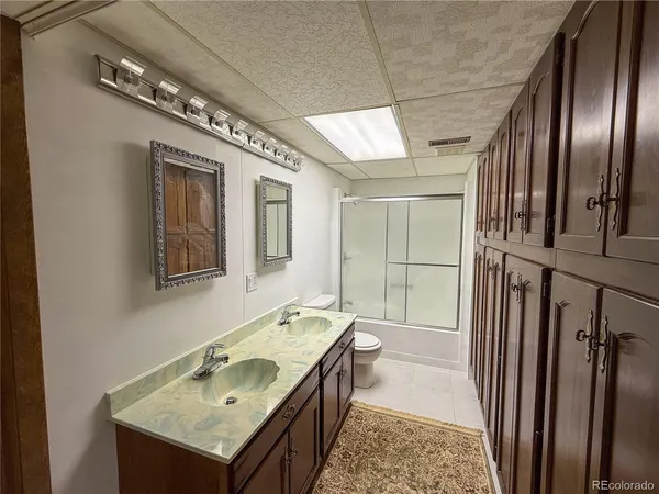 a view of a storage & utility room with stuff