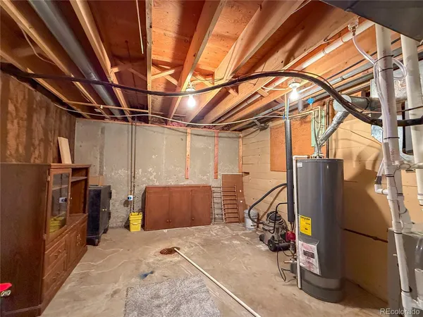 an aerial view of houses with yard