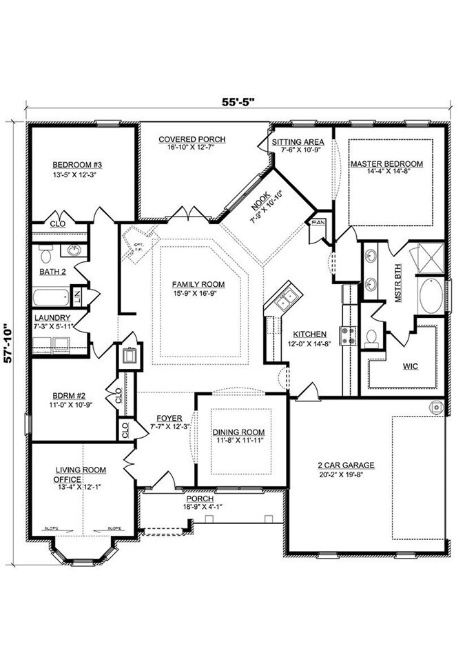 1334 Colleton Drive Semmes, AL 36575 - Photo 22 of 22 Floor Plan