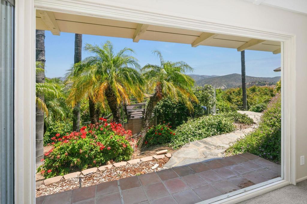 14048 San Pasqual Valley Road Escondido, CA 92027 - Photo 39 of 55 Patio viewed from interior of primary bedroom