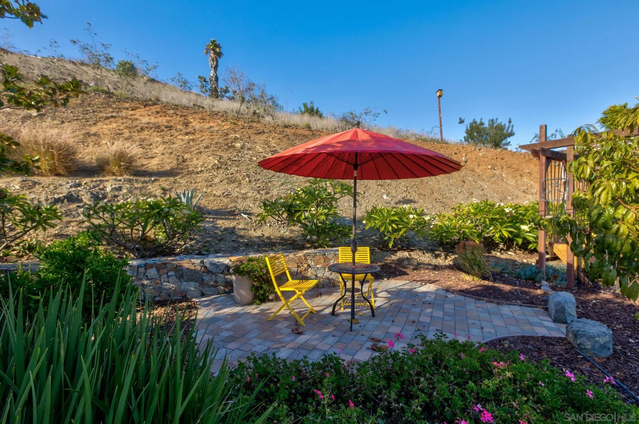 30419 Canyon Estates Road Vista, CA 92084 - Photo 45 of 75 a view of a backyard with sitting area