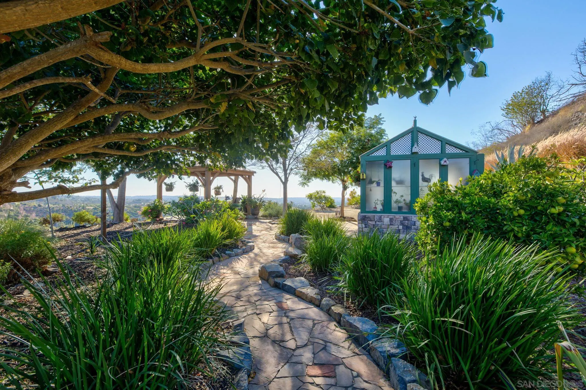 30419 Canyon Estates Road Vista, CA 92084 - Photo 48 of 75 a view of a garden with plants