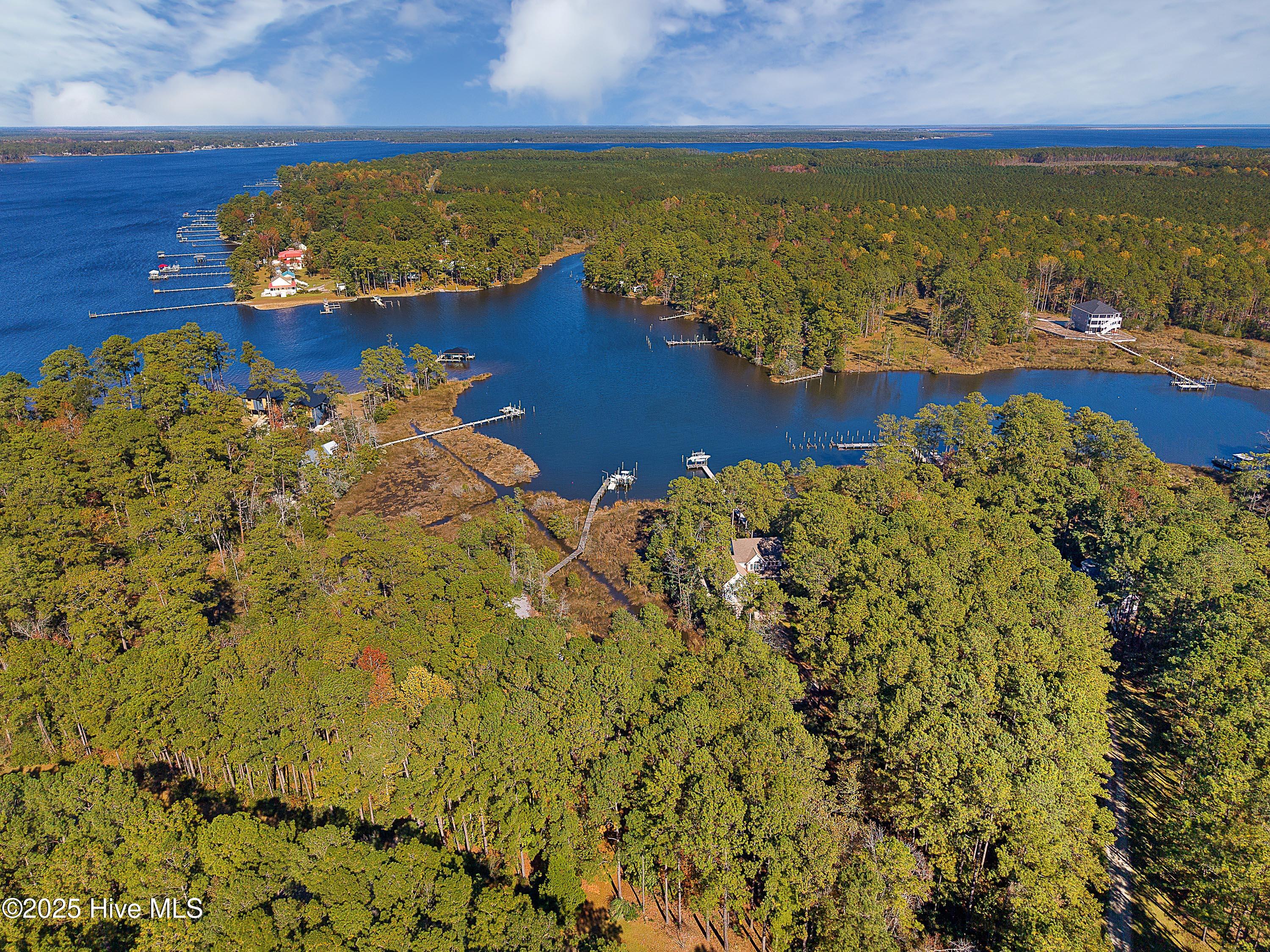 466 Bay Shores Road Merritt, NC 28556 - Photo 8 of 45 Aerial View / Waterview