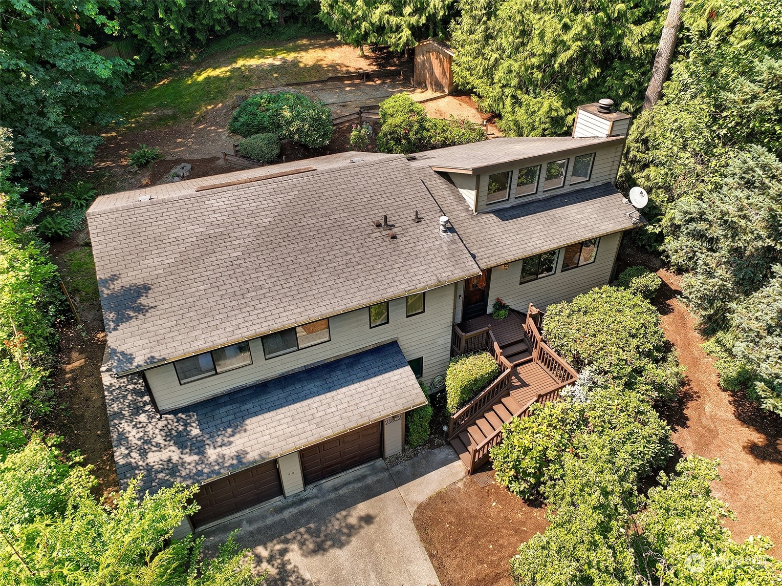 21822 4th Avenue Southeast Bothell, WA 98021 - Photo 31 of 40 an aerial view of a house with a yard
