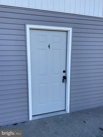 a view of wooden door