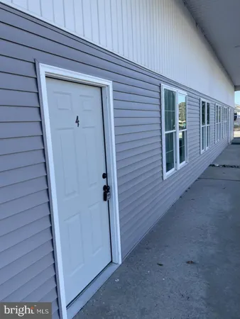 a view of front door