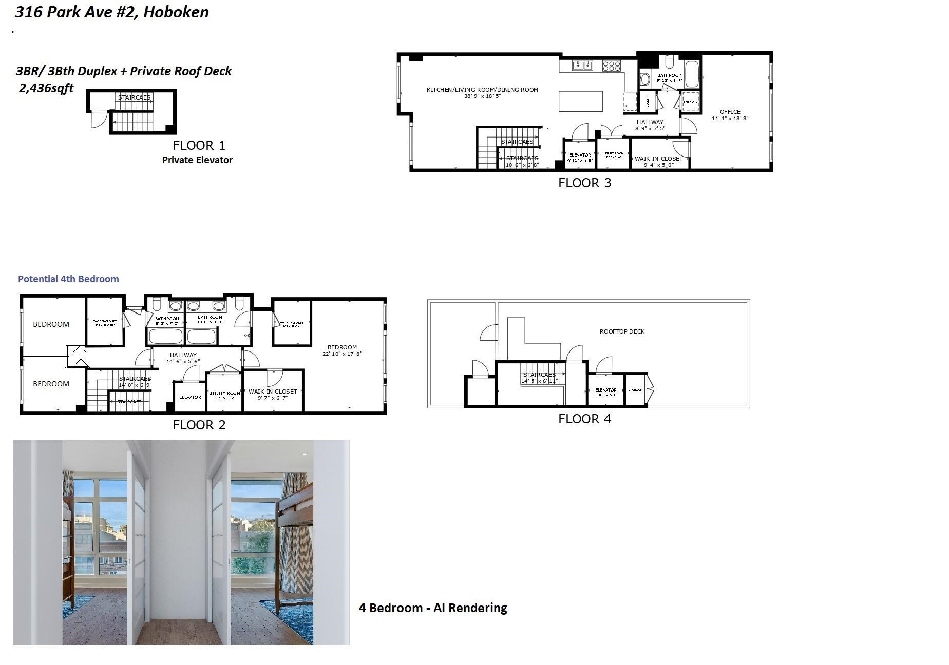 316 Park Avenue, Unit 2 Hoboken, NJ 07030 - Photo 46 of 47