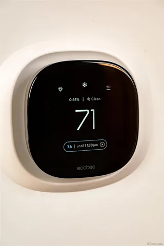 a close view of washer and dryer