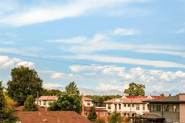 a view of a city with lake