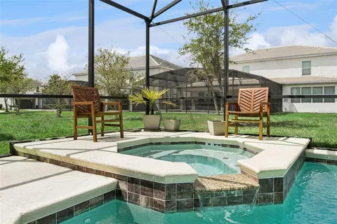 a view of a building with a outdoor space