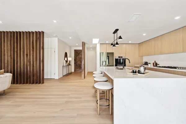 a very nice looking room with a large window