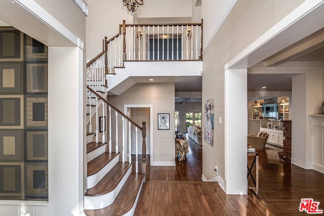 20 Toluca Estates Drive Toluca Lake, CA 91602 - Photo 8 of 46 a view of entryway and hall with wooden floor