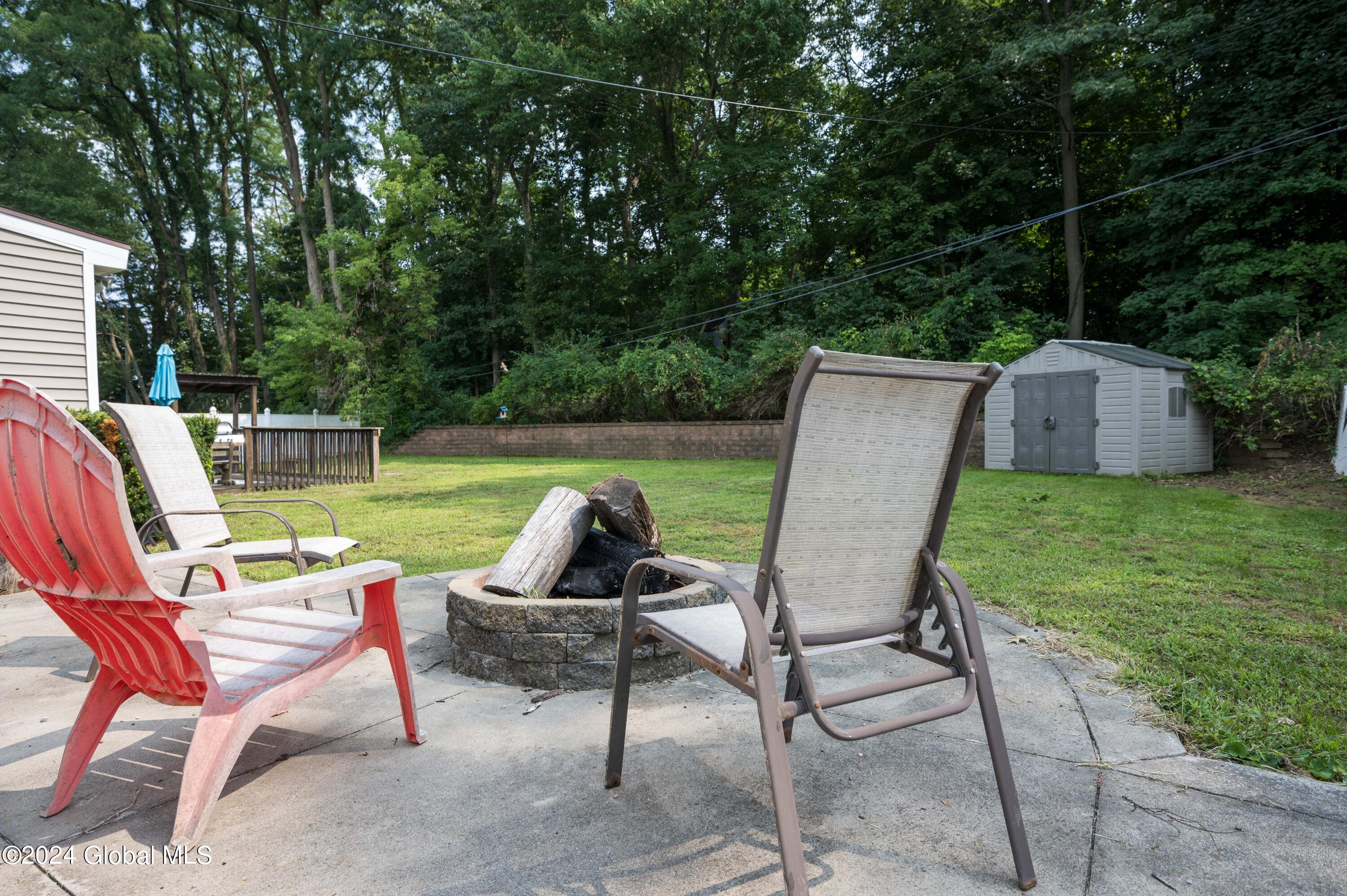 1017 Outer Drive Rotterdam, NY 12303 - Photo 24 of 25 Stone fire pit