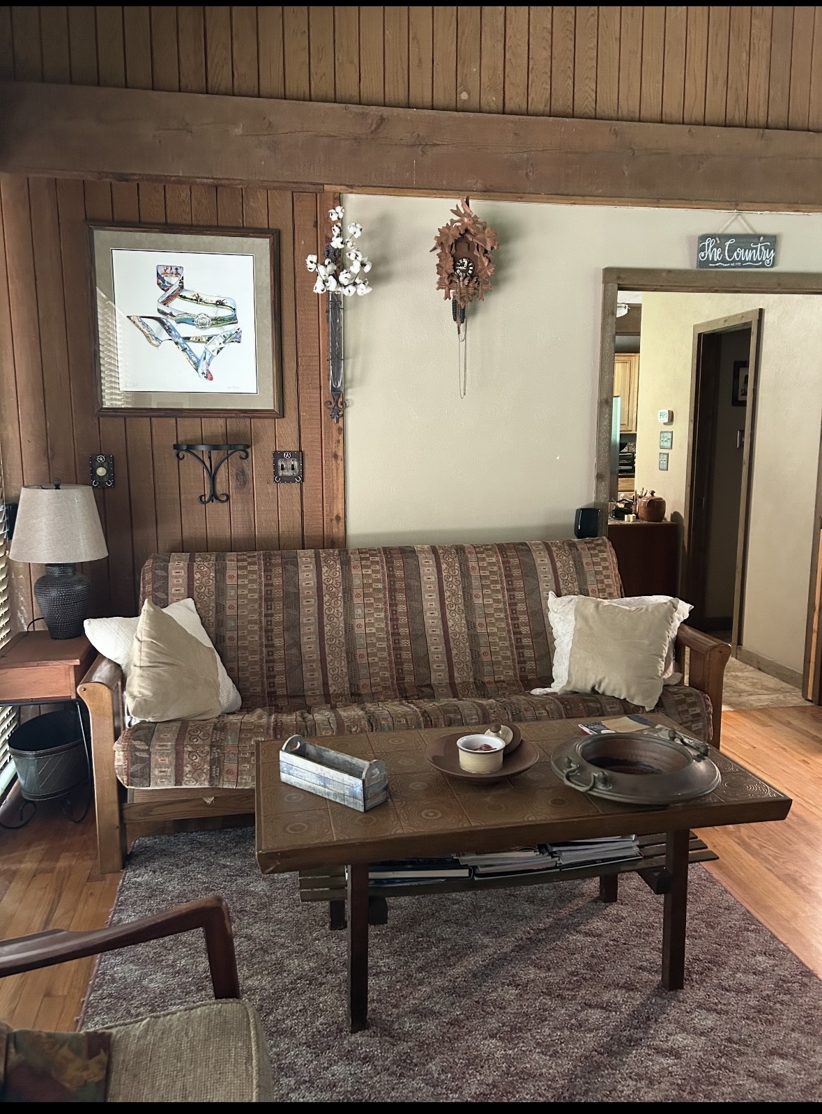 141 Walnut Loop Shepherd, TX 77371 - Photo 24 of 50 Living area view- this room has a wall of windows making the outside feel inviting-