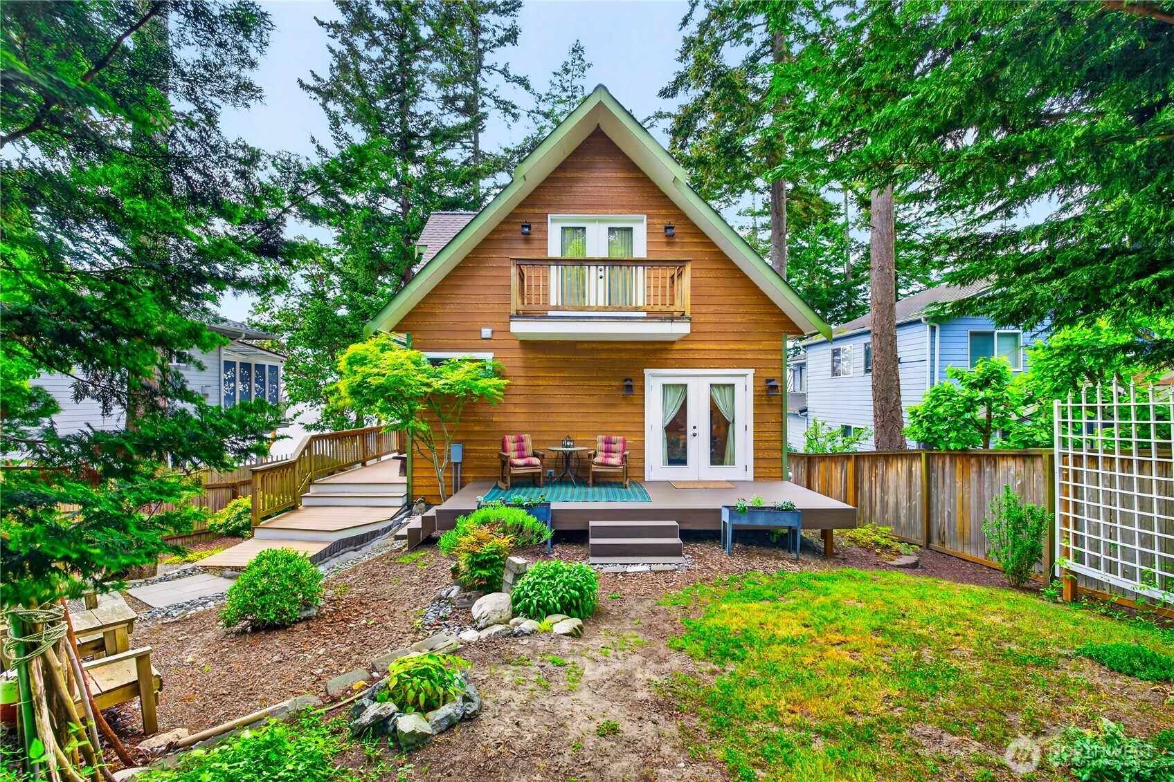 17946 Cobahud Road La Conner, WA 98257 - Photo 15 of 40 a front view of house with yard and green space