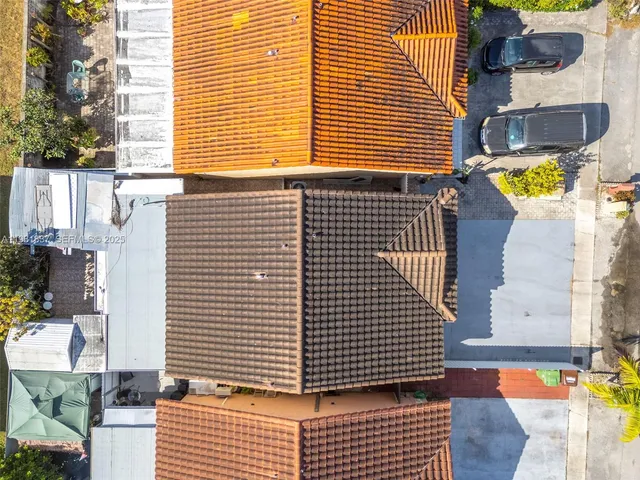 a view of a building from a window