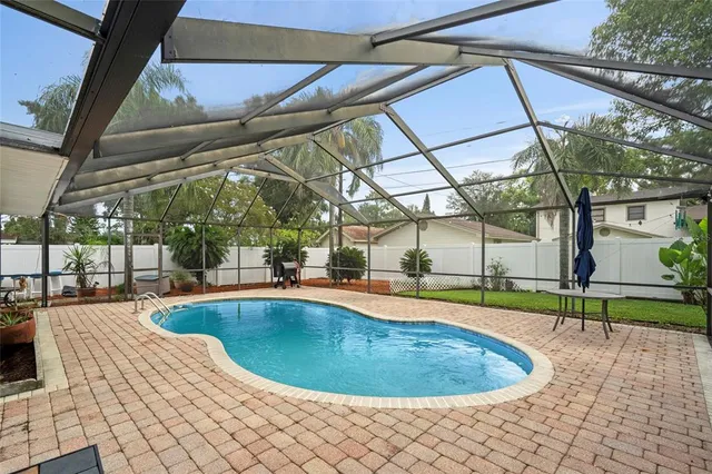 a view of outdoor space yard swimming pool