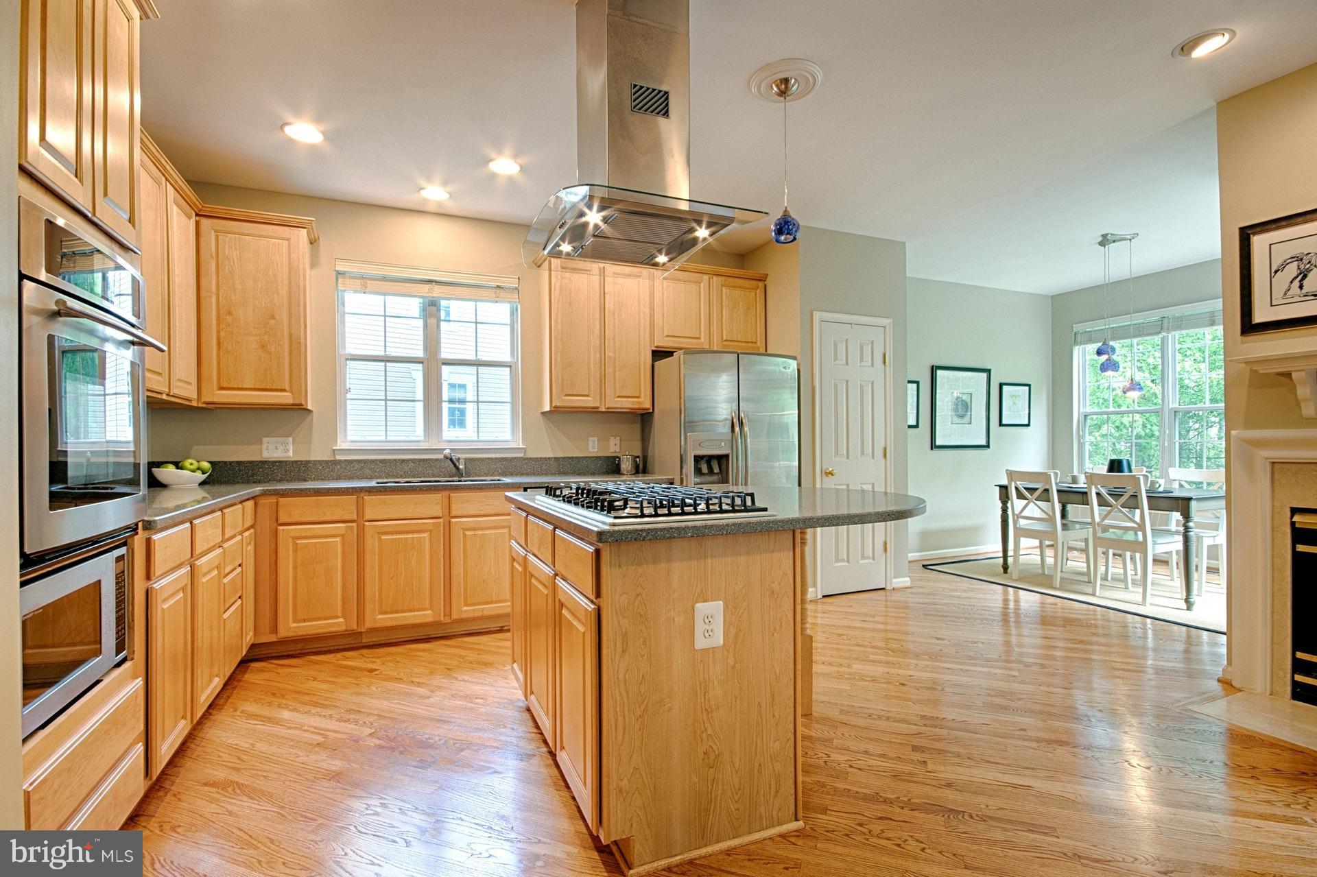 1217 Wild Hawthorn Way Reston, VA 20194 - Photo 3 of 30 Gourmet kitchen with stainless steel appliances