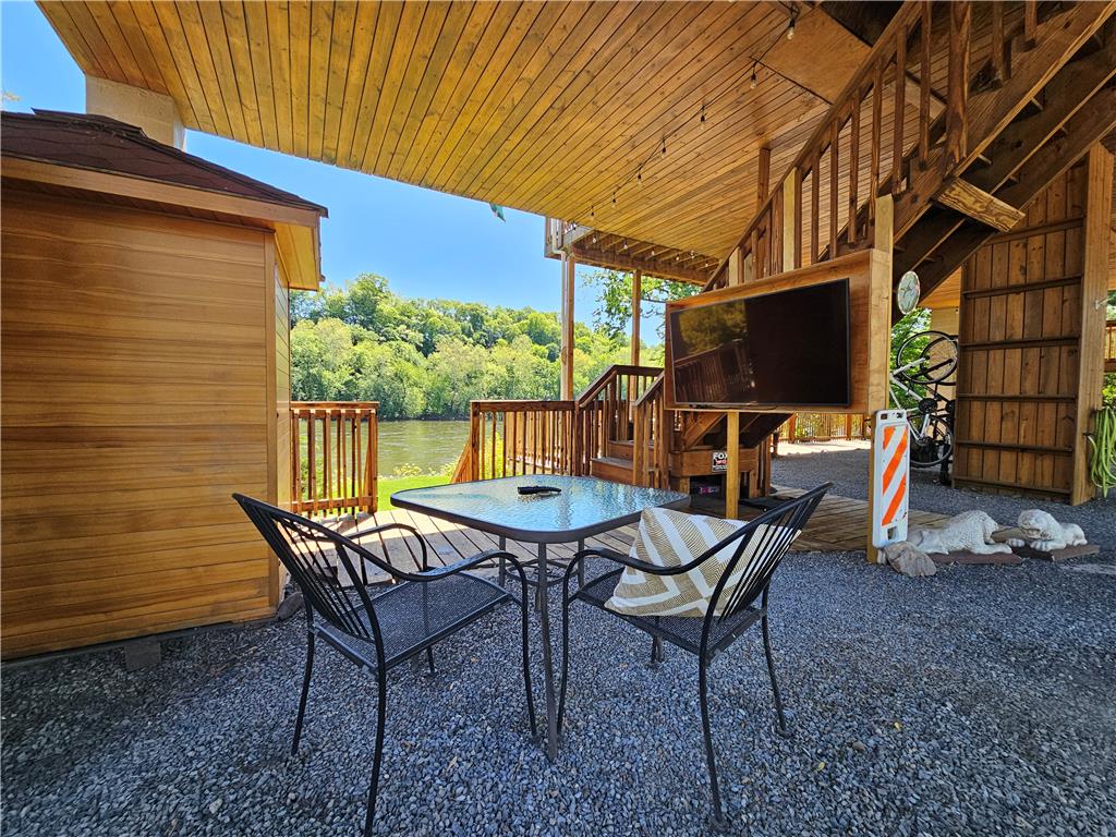 190 Canal Road Easton, PA 18042 - Photo 23 of 39 a view of a backyard with table and chairs