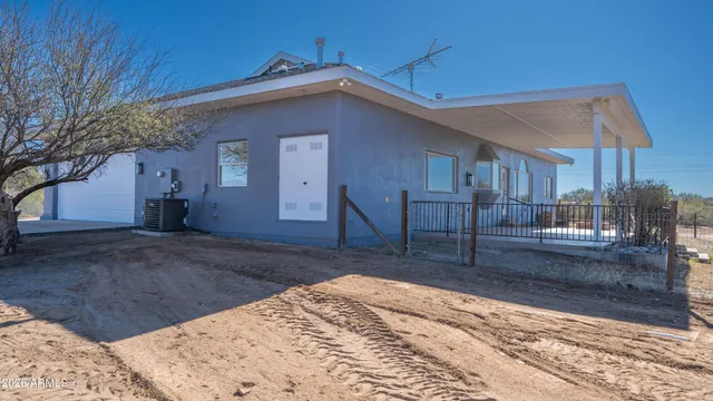 a view of a house with a outdoor space