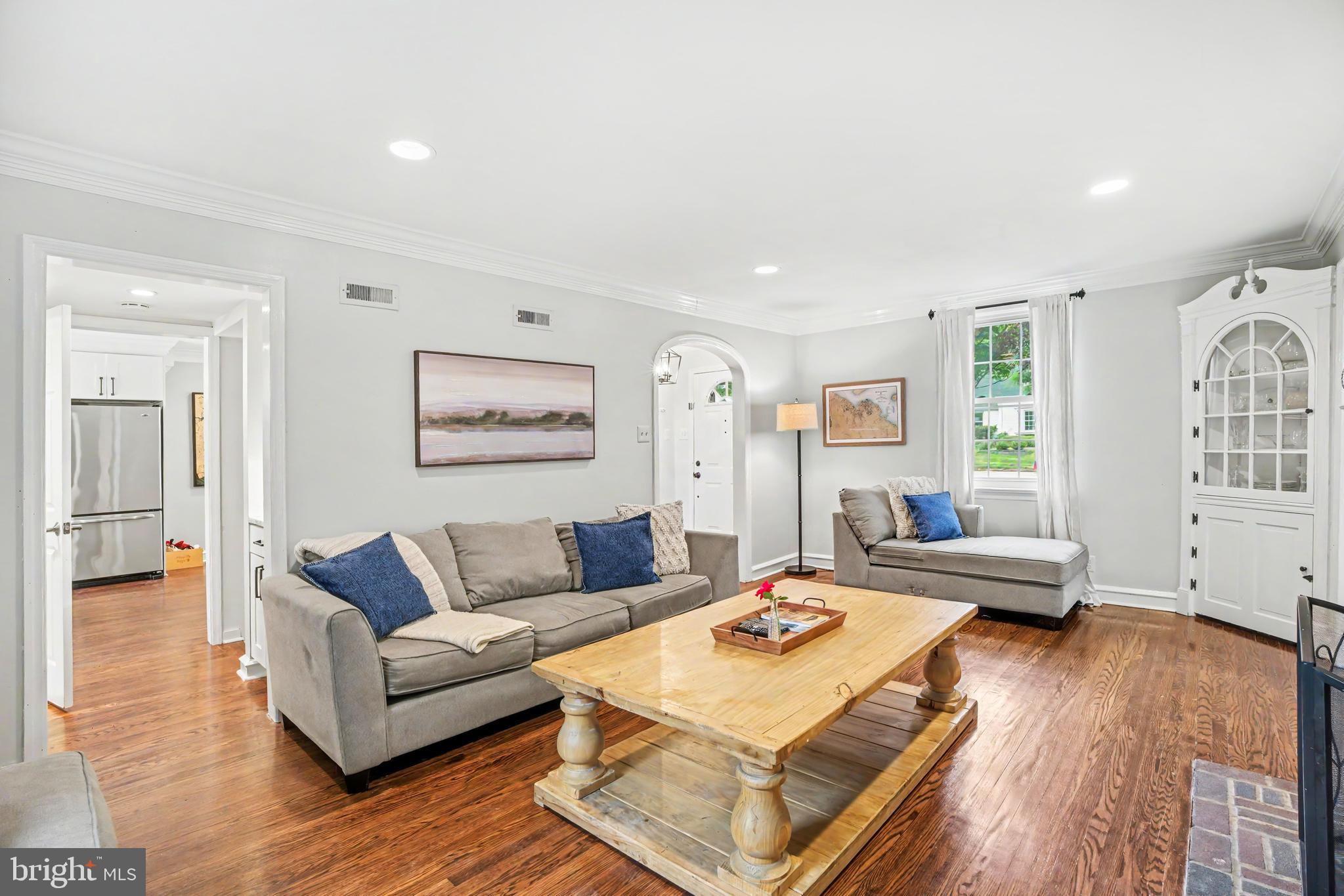 235 Hopkins Road Haddonfield, NJ 08033 - Photo 13 of 47 a living room with furniture and wooden floor