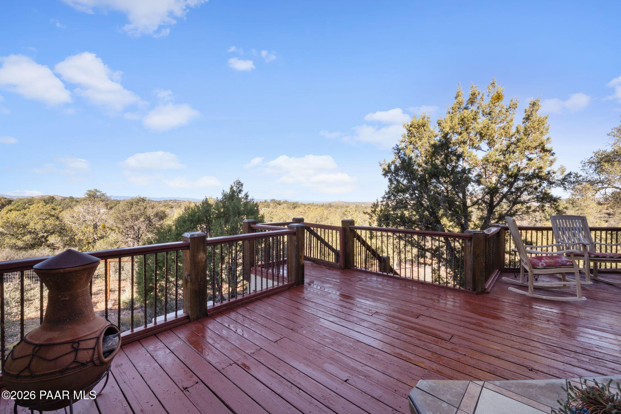 4676 West Tomahawk Ridge Lane Prescott, AZ 86305 - Photo 30 of 37 Back Deck