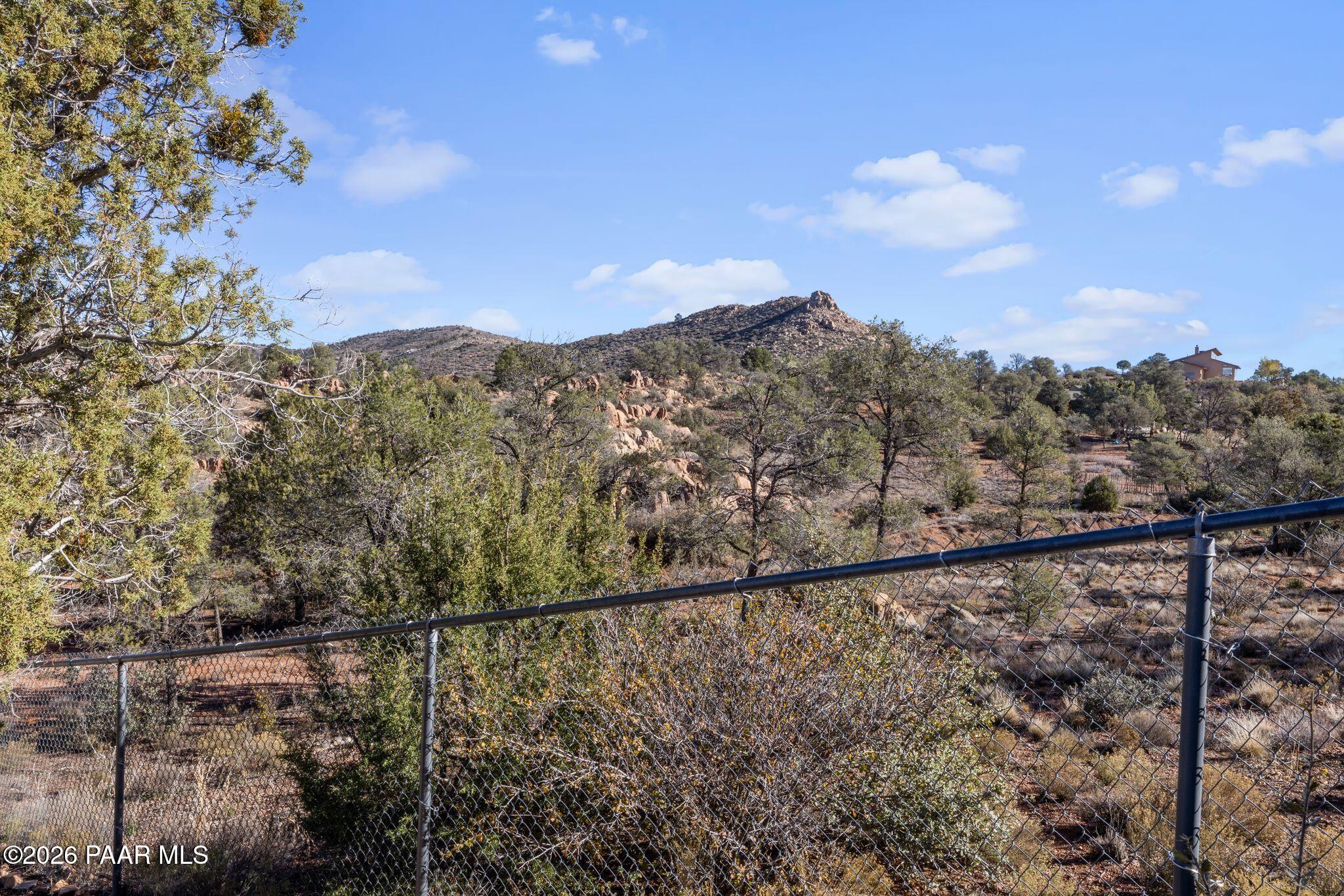 4676 West Tomahawk Ridge Lane Prescott, AZ 86305 - Photo 33 of 37 Fenced Backyard