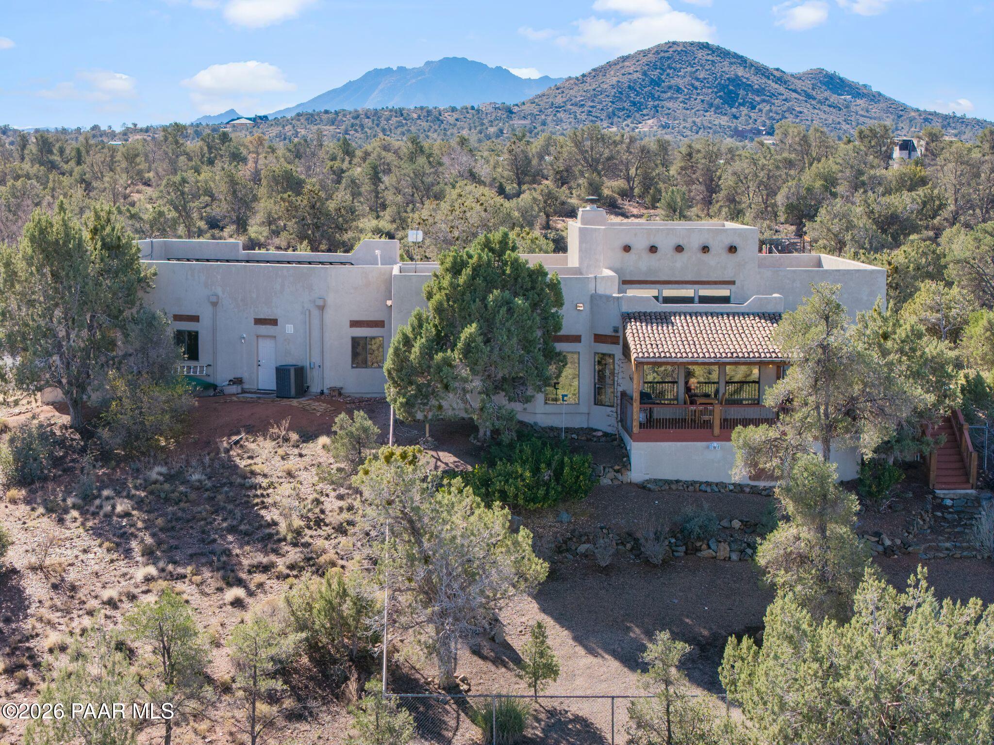 4676 West Tomahawk Ridge Lane Prescott, AZ 86305 - Photo 35 of 37 Fenced Backyard