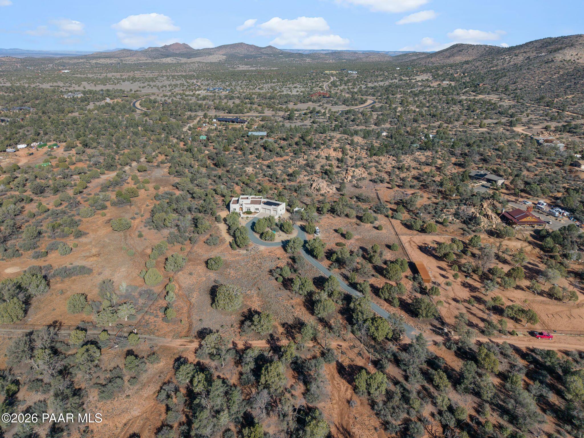 4676 West Tomahawk Ridge Lane Prescott, AZ 86305 - Photo 37 of 37 Overhead Aerial