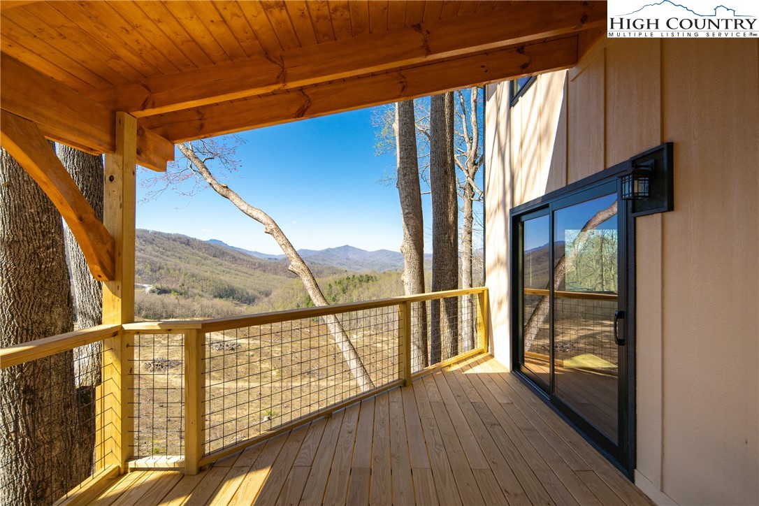330 Maplewood Circle Boone, NC 28607 - Photo 29 of 44 a view of a balcony with wooden floor
