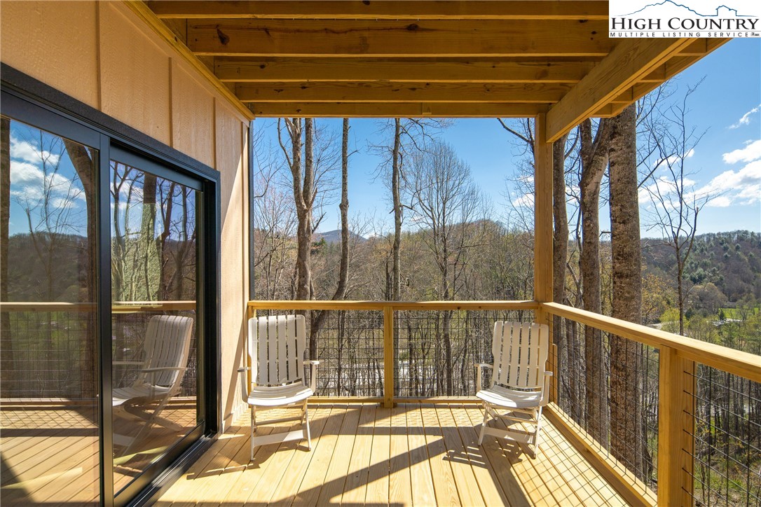 330 Maplewood Circle Boone, NC 28607 - Photo 31 of 44 a view of balcony with wooden floor