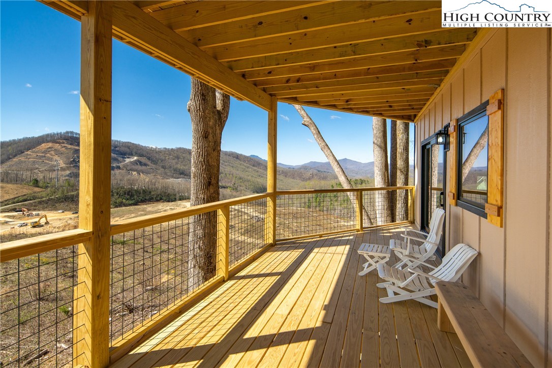 330 Maplewood Circle Boone, NC 28607 - Photo 35 of 44 a view of a balcony with wooden floor