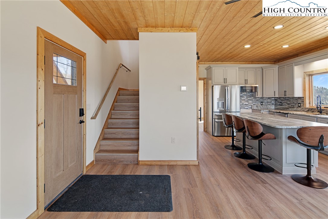 330 Maplewood Circle Boone, NC 28607 - Photo 8 of 44 a view of kitchen with sink microwave and cabinets