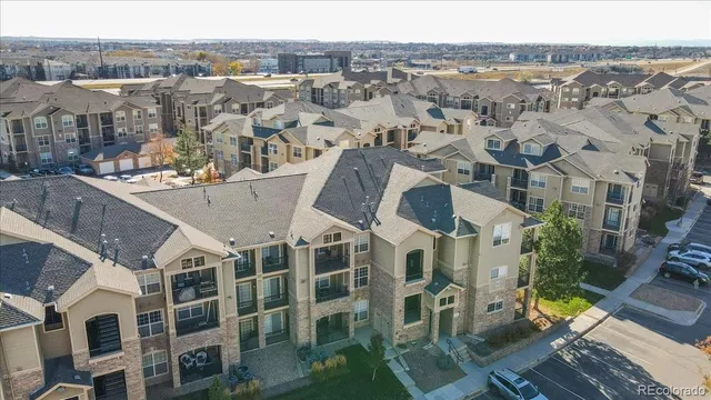 a view of a city that has tall buildings